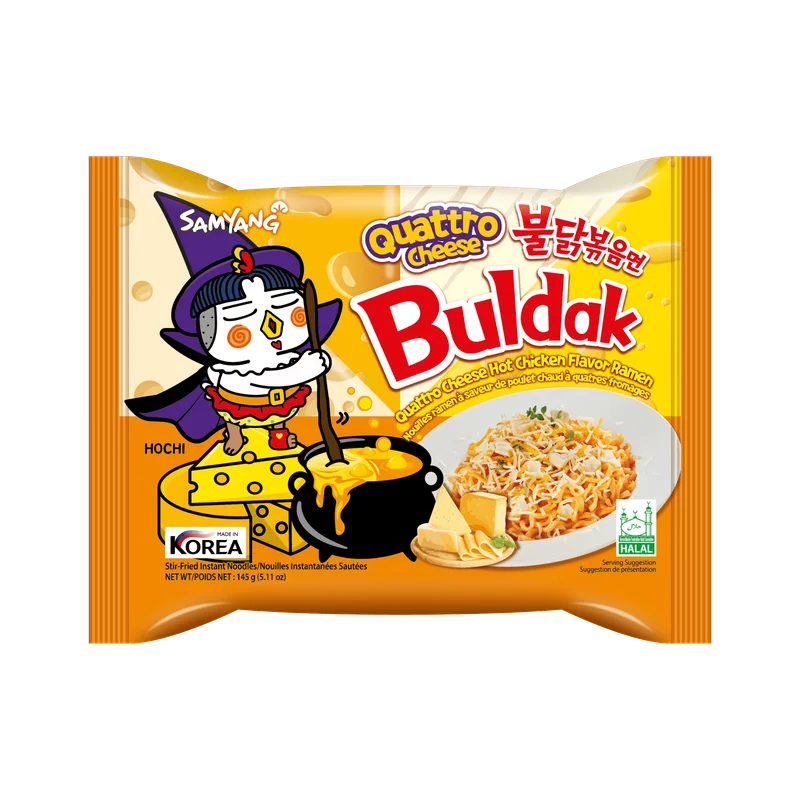 Samyang Buldak Cuatro Quesos Ramen Cremoso Coreano