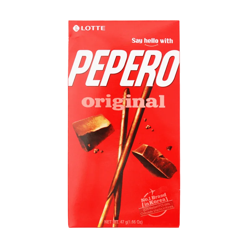 Lotte Pepero Original Galleta Chocolate Coreano