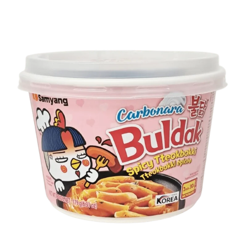 Topokki Buldak Carbonara Coreano