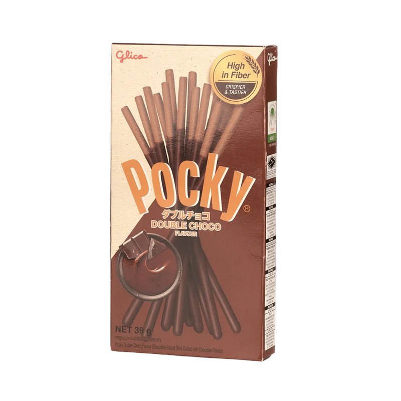 Pocky Double Choco Glico 39g