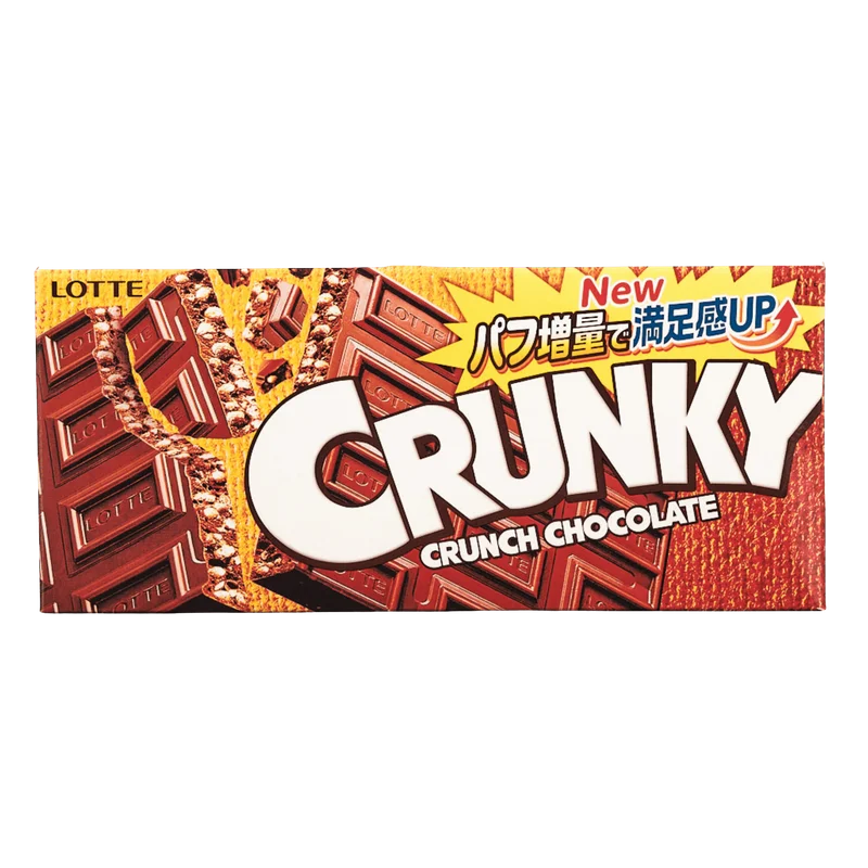Lotte Chocolate Crunky Arroz Japones