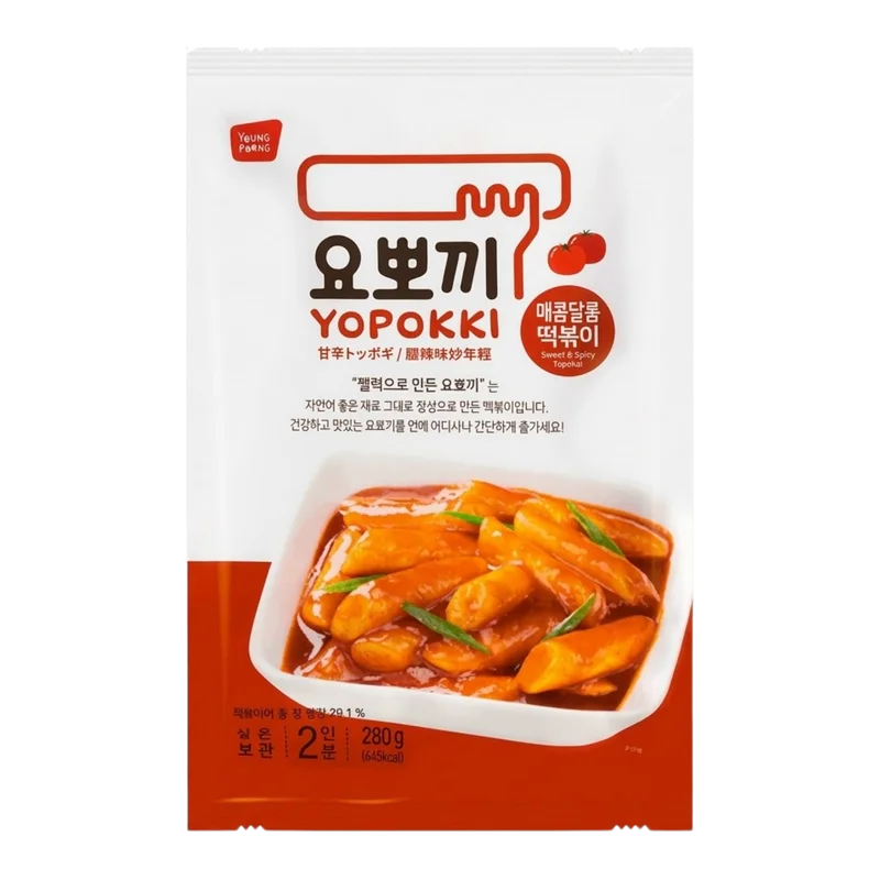 Tteokbokki Yopokki Sweet & Spicy 280g Coreano
