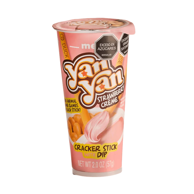 Meiji Yan Yan Fresa Galleta Dipping Japones