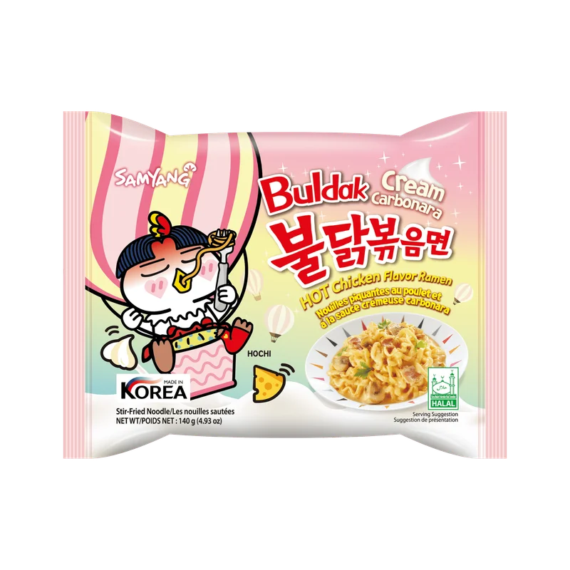 Buldak Cream Carbonara Ramen Cremoso Coreano