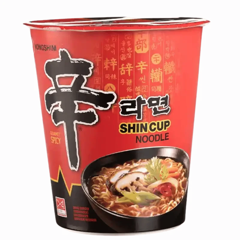 Ramen Coreano Picante Nongshim Shin Ramyun Clásico cup