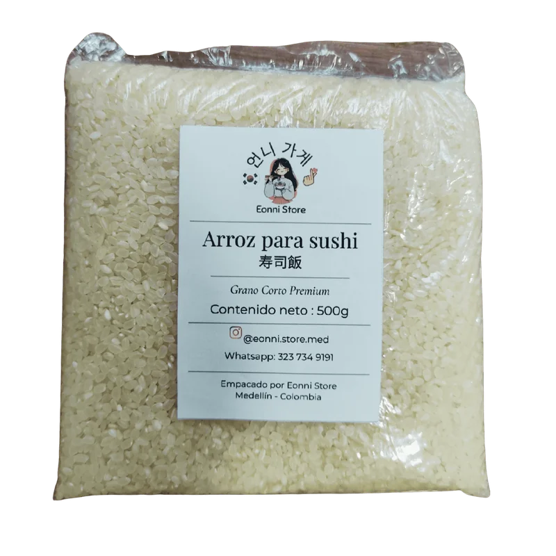 Arroz Sushi Japones 500g Grano Corto