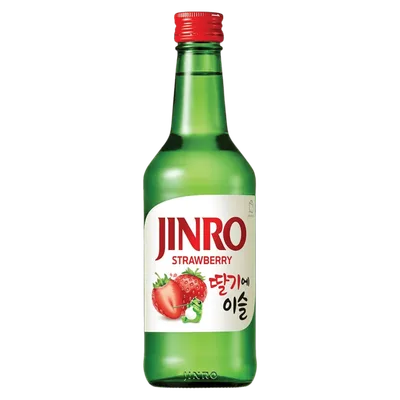 Soju Jinro Strawberry Fresa 13% 360ml Colombia