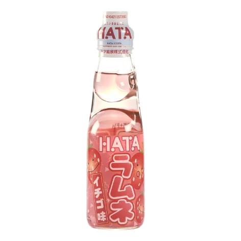 Hata Ramune Fresa 200ml Bebida Japonesa Bolita