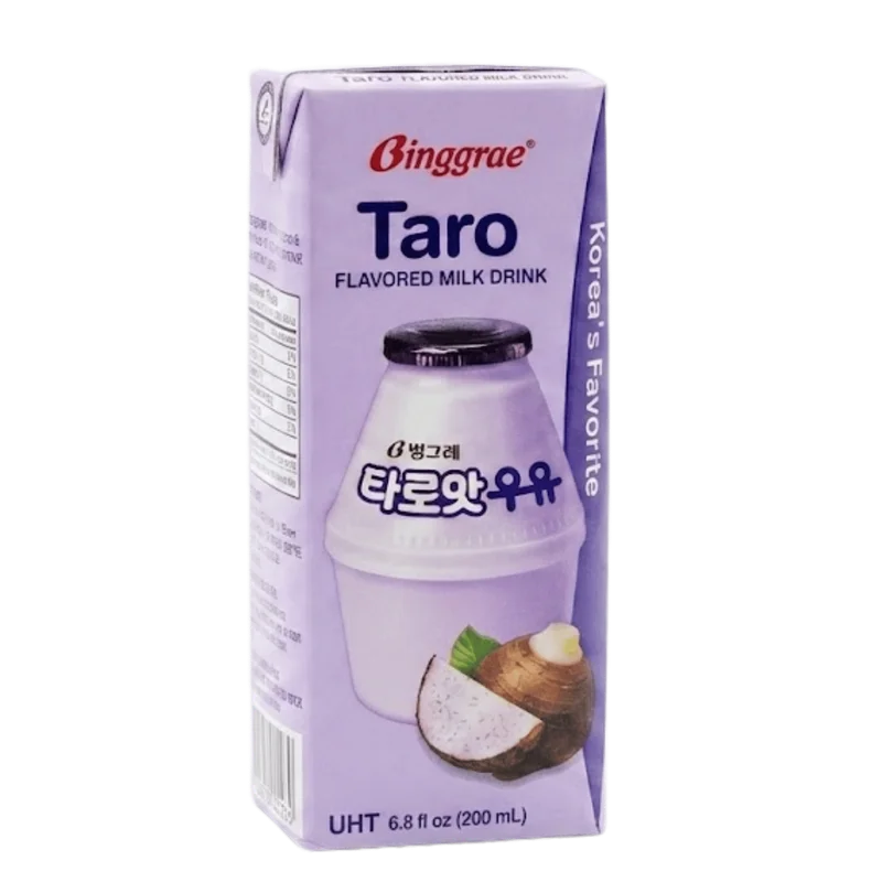 Leche de Taro coreana Binggrae 200ml