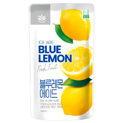 Bebida Coreana Ice Ade Blue Lemon 230ml