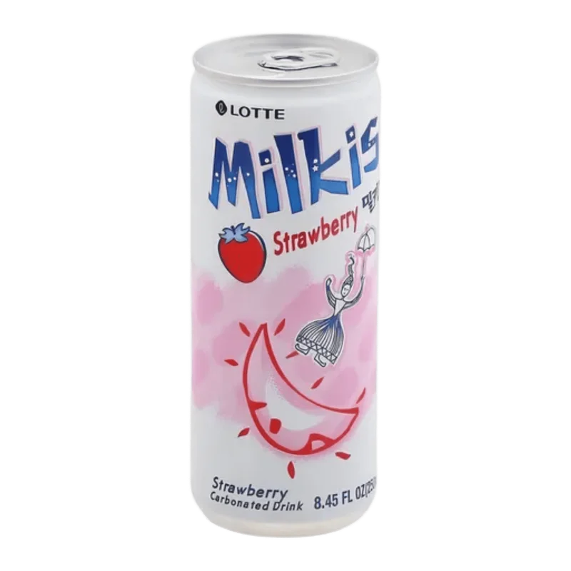 Lotte Milkis Fresa Yogurt Carbonatado Coreano