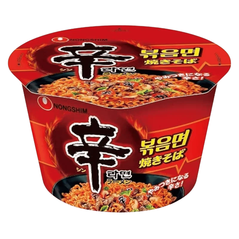 Nongshim Big Bowl Stir Fry Fideo Picante Carne