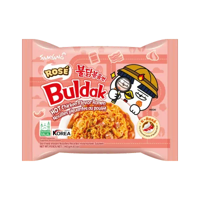 Samyang Buldak Rose Ramen Cremoso Coreano