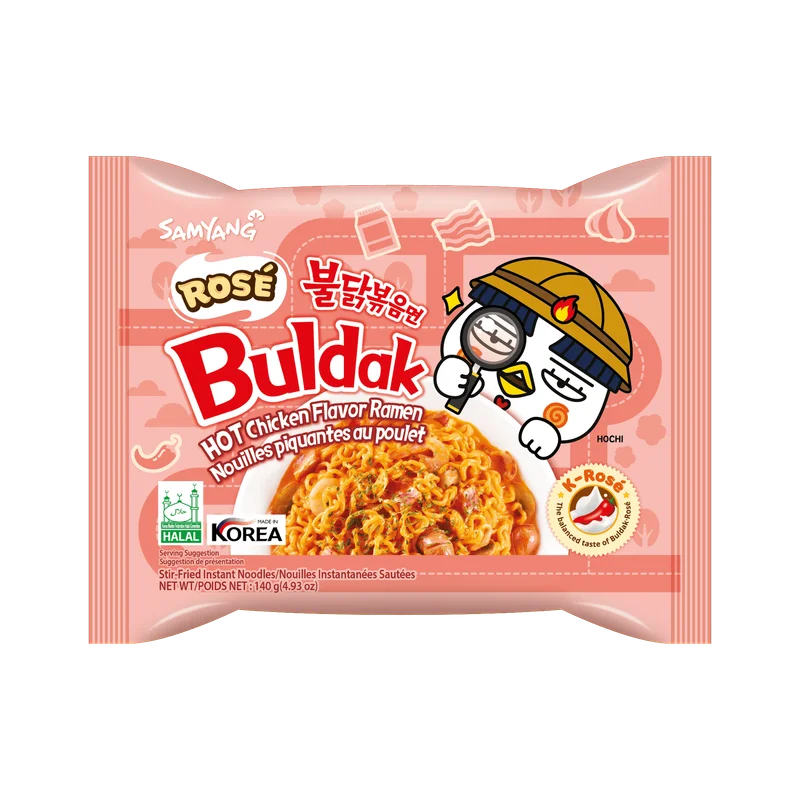 Samyang Buldak Rose Ramen Cremoso Coreano