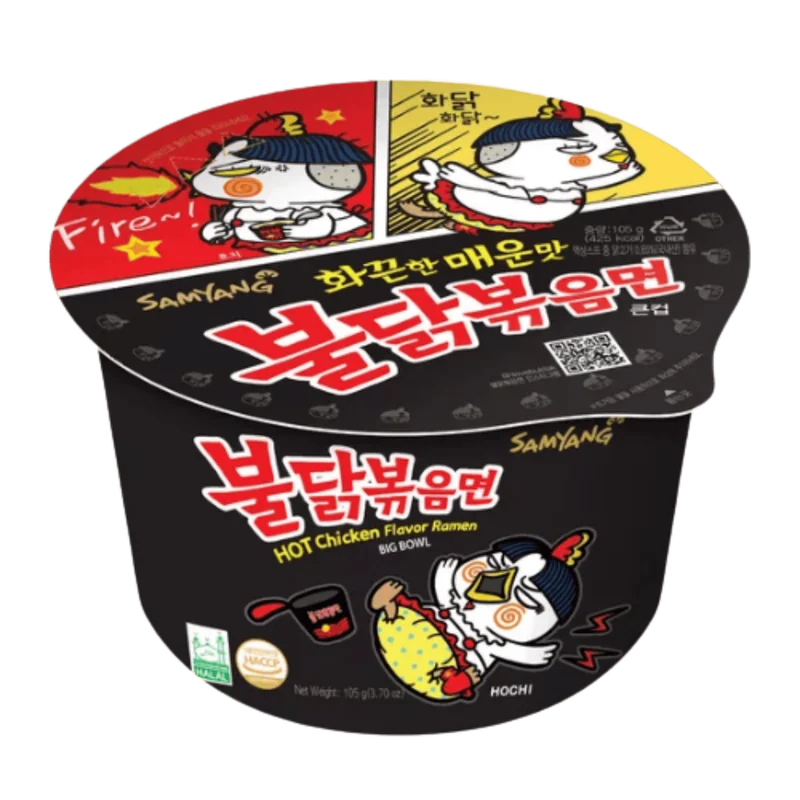 Buldak Hot Chicken Bowl Samyang Ramen Picante 105g