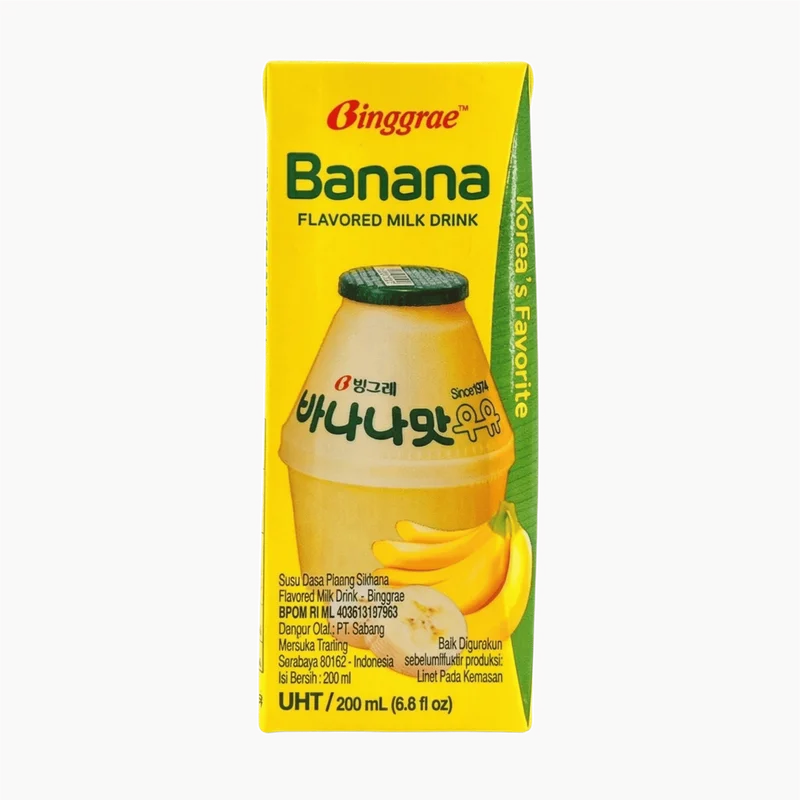 Leche de banana Coreana Binggrae Banano 200ml