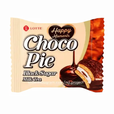 Choco Pie Black Sugar Milk Tea Lotte